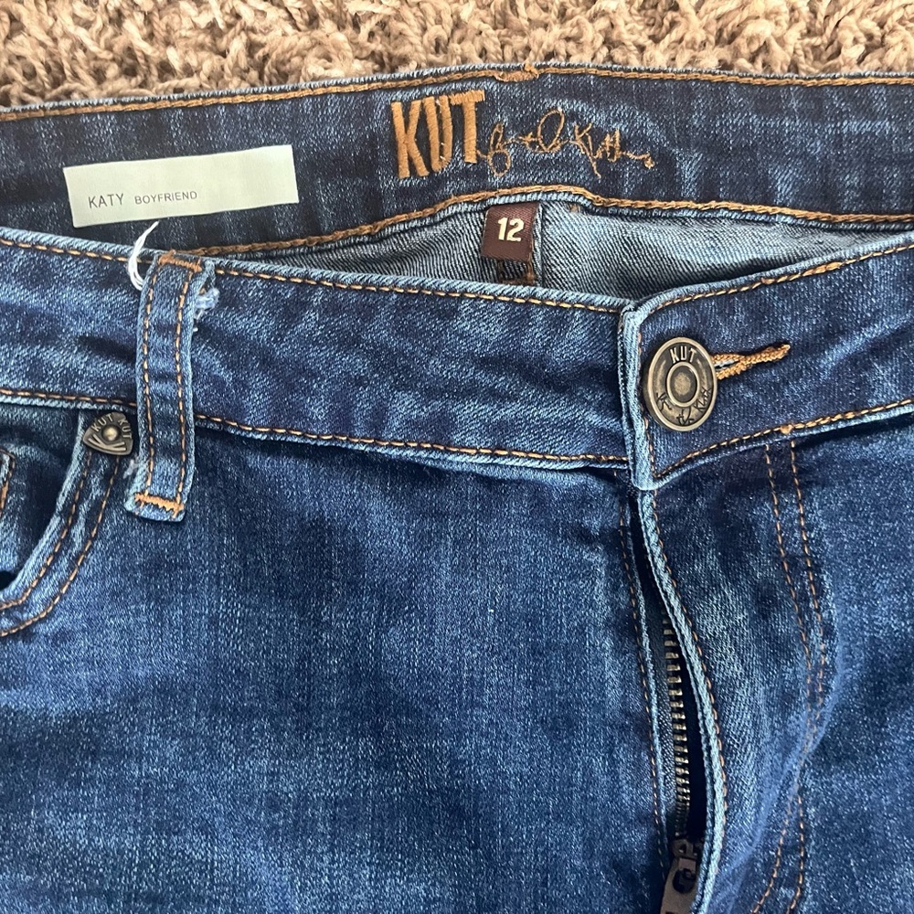 KUT from the Kloth Katy Boyfriend Jeans - Blue